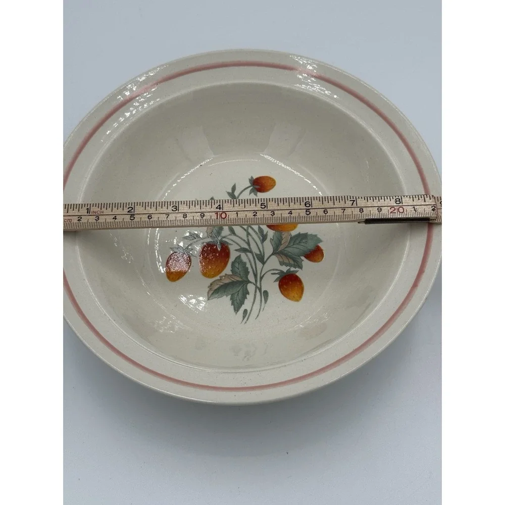 Cream Ceramic Strawberry 9